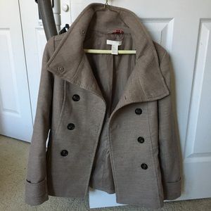 H&M double breasted coat